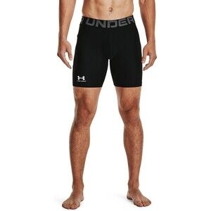 Under Armour Men's Armour Heatgear Compression Shorts X-SMALL Black Pitch Gray